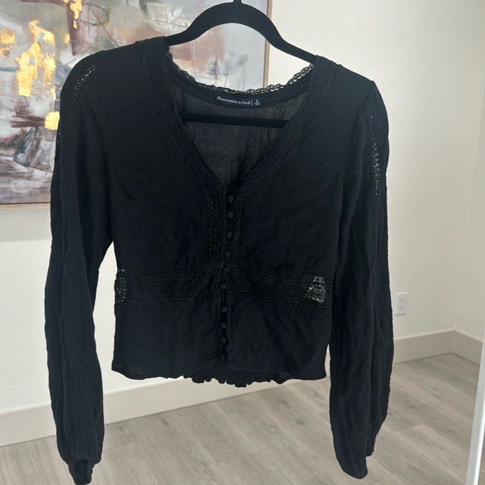 Abercrombie & Fitch Long Sleeve Blouse